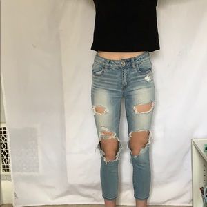 American Eagle Hi-Rose Jegging Crop